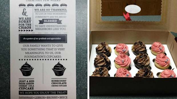 LeBron James cupcakes